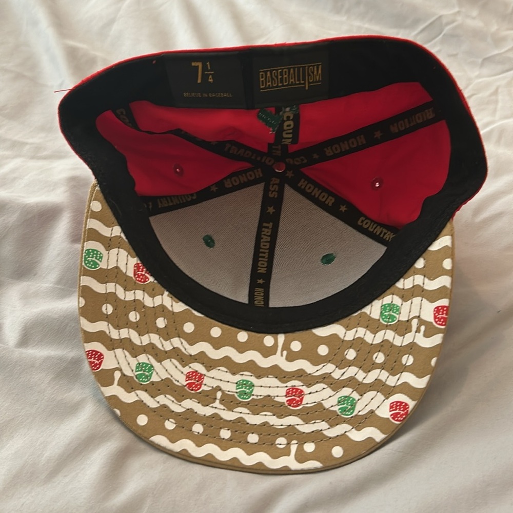 Unique Baseballism Gingerbread Runner Fitted Hat … - image 6